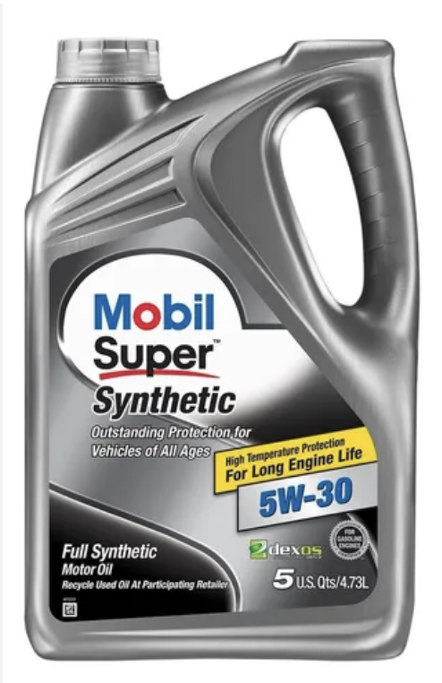 Garrafa de Aceite Sintétíco Mobil 5w30